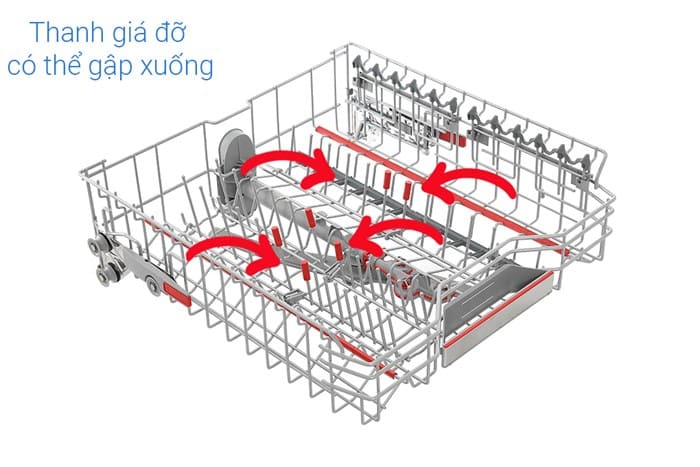 Máy rửa bát độc lập Bosch Serie 8 Sấy Zeolith SMS8YCI01E